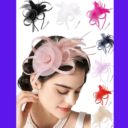 Bloemige Fascinator